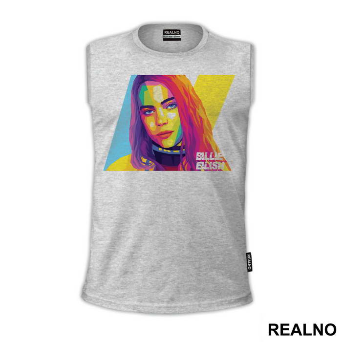 Colorful Polygonal Art - Billie Eilish - Muzika