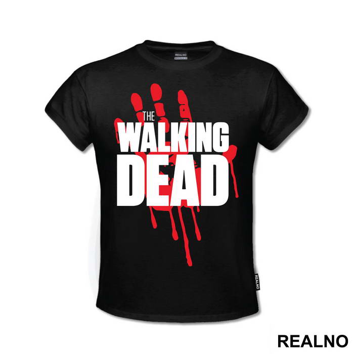 Bloody Hand Print Logo - The Walking Dead