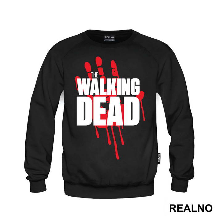 Bloody Hand Print Logo - The Walking Dead