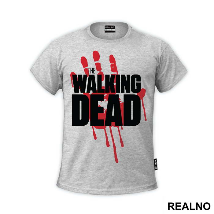 Bloody Hand Print Logo - The Walking Dead