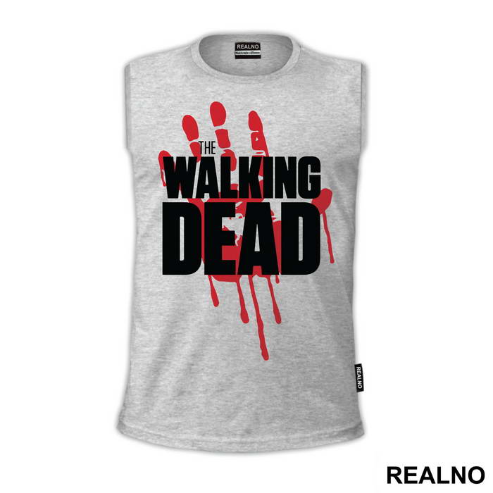 Bloody Hand Print Logo - The Walking Dead
