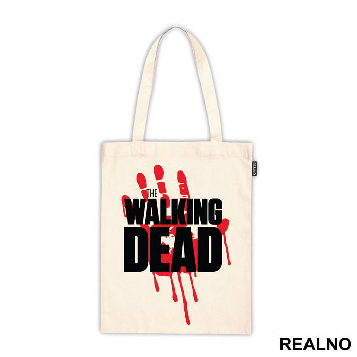 Bloody Hand Print Logo - The Walking Dead