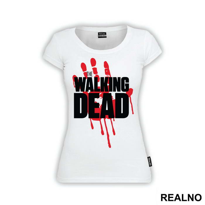 Bloody Hand Print Logo - The Walking Dead