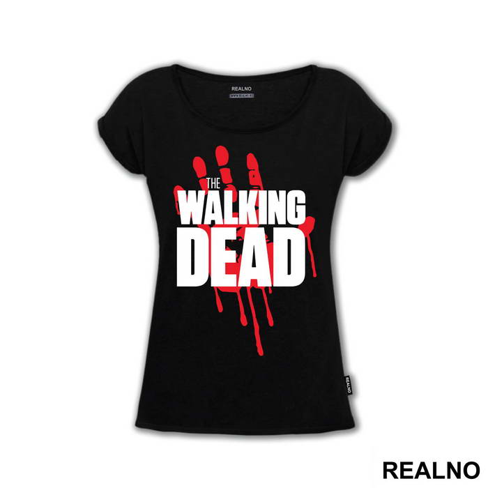 Bloody Hand Print Logo - The Walking Dead