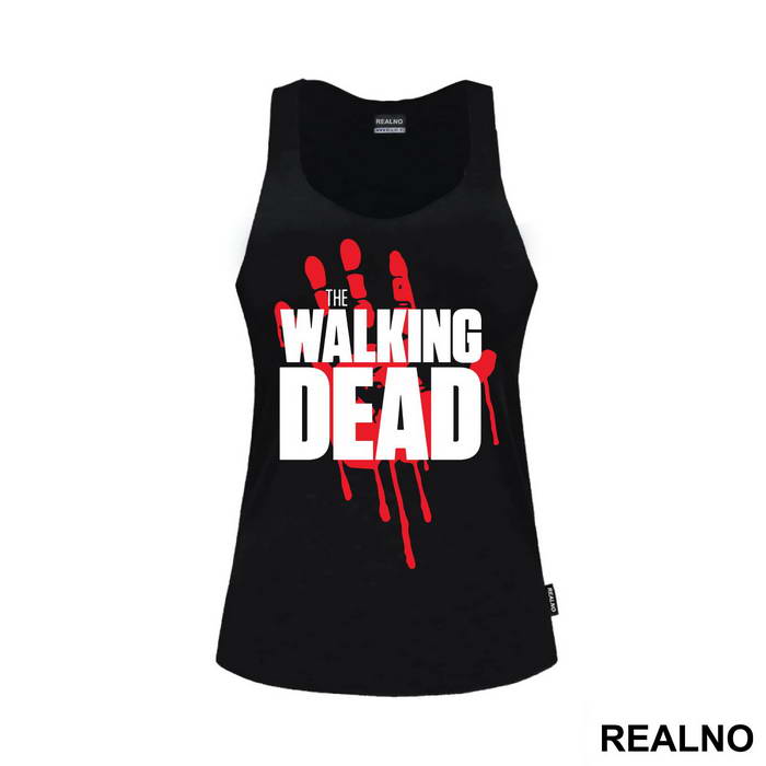 Bloody Hand Print Logo - The Walking Dead