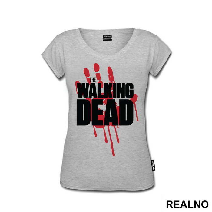 Bloody Hand Print Logo - The Walking Dead