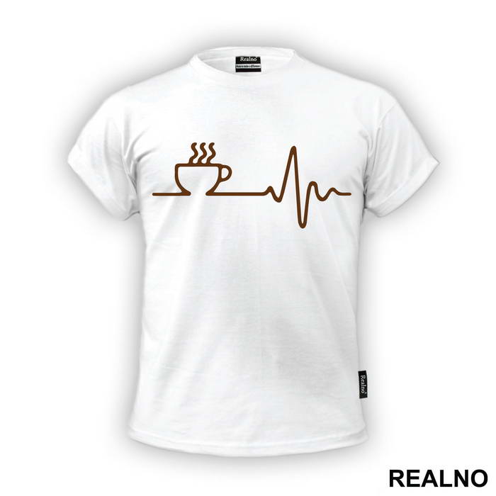 Coffee Makes Me Alive - Kafa - Majica