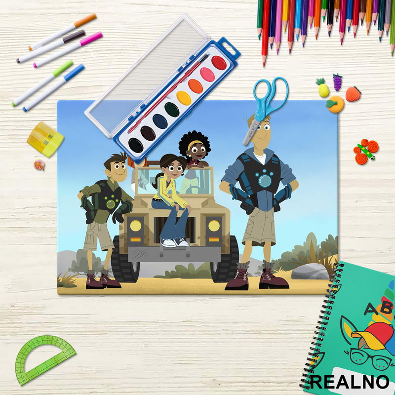 Ekipa - Wild Kratts - Braća Kret - Crtani Filmovi - Podmetač za sto
