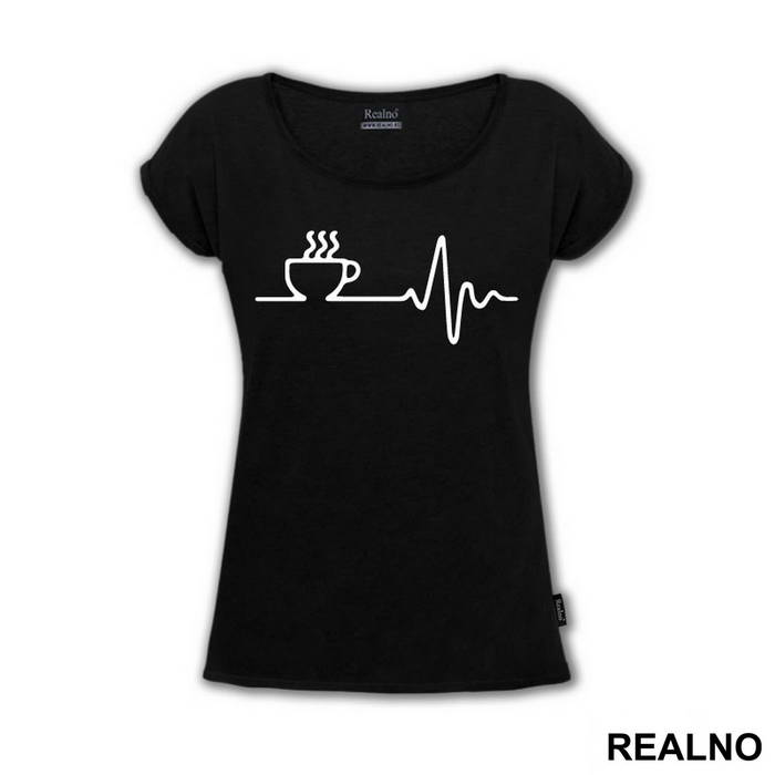 Coffee Makes Me Alive - Kafa - Majica