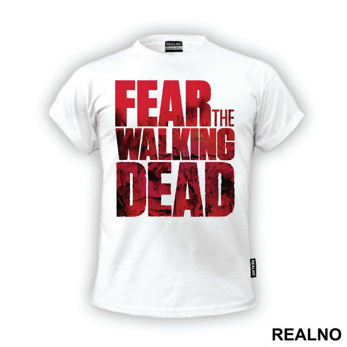 Fear Red Text - The Walking Dead