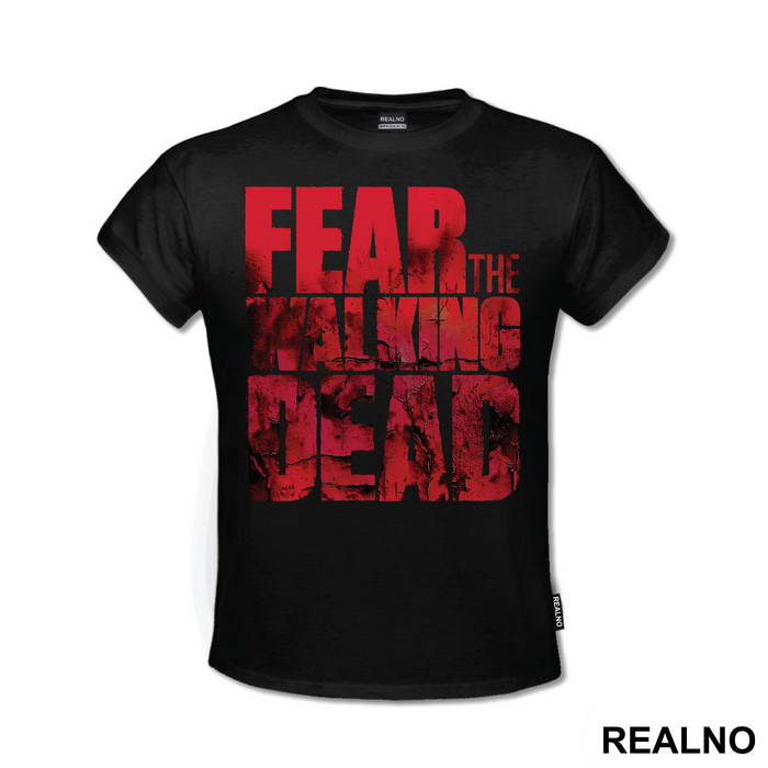 Fear Red Text - The Walking Dead
