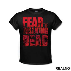 Fear Red Text - The Walking Dead