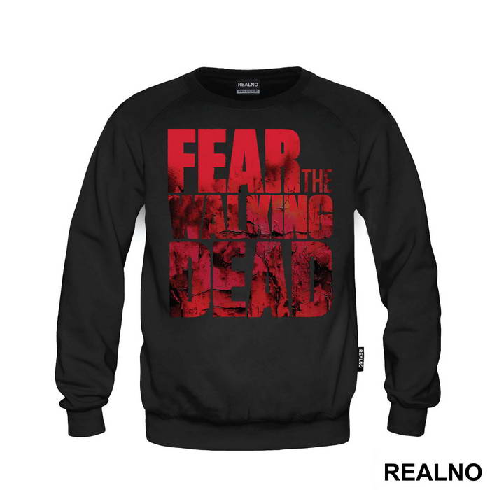 Fear Red Text - The Walking Dead