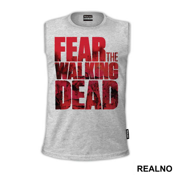 Fear Red Text - The Walking Dead
