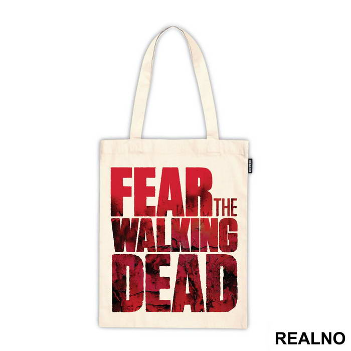 Fear Red Text - The Walking Dead