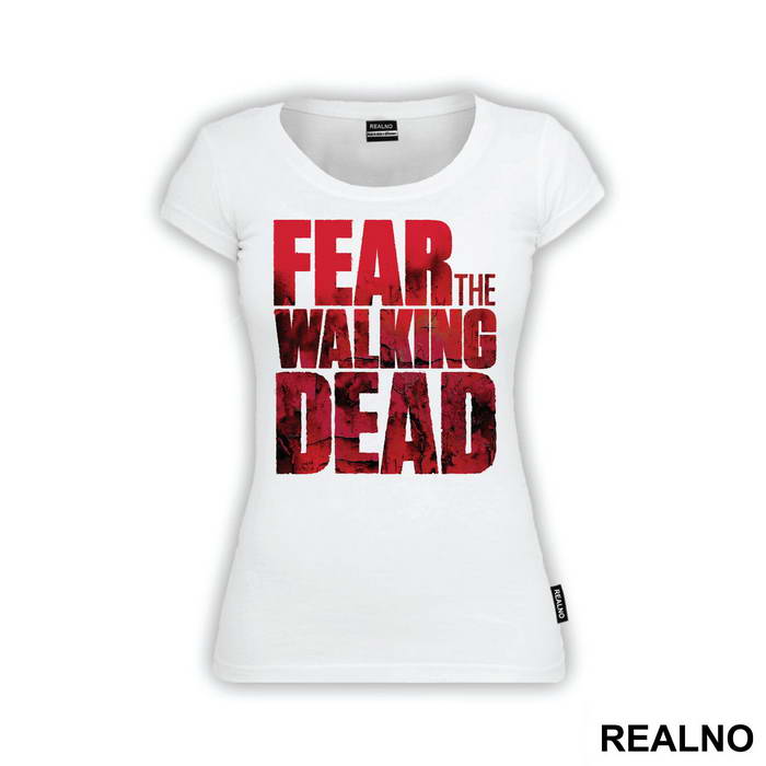 Fear Red Text - The Walking Dead
