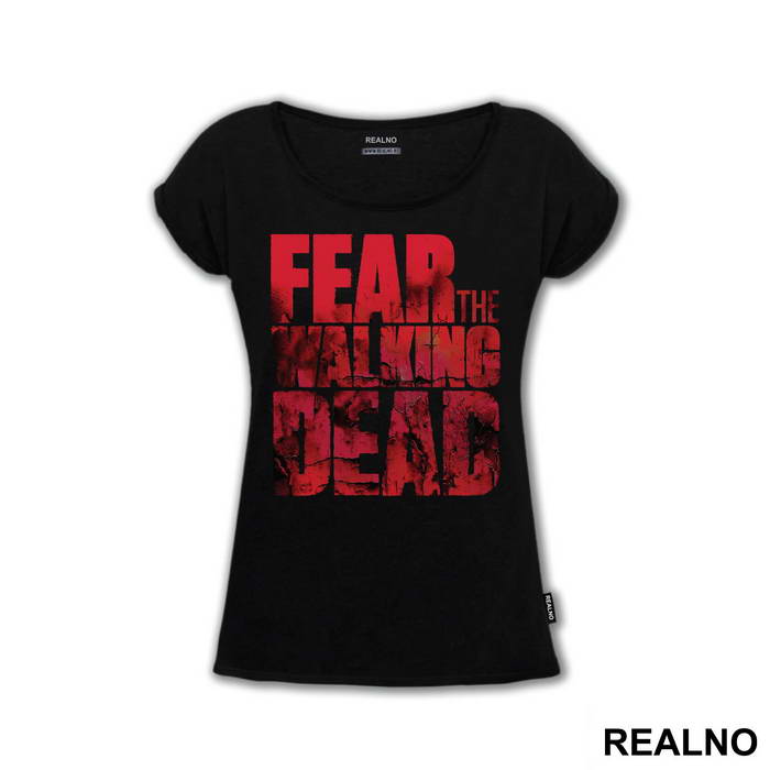 Fear Red Text - The Walking Dead