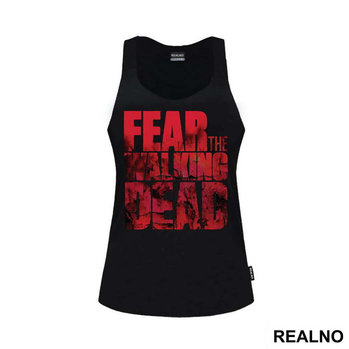 Fear Red Text - The Walking Dead