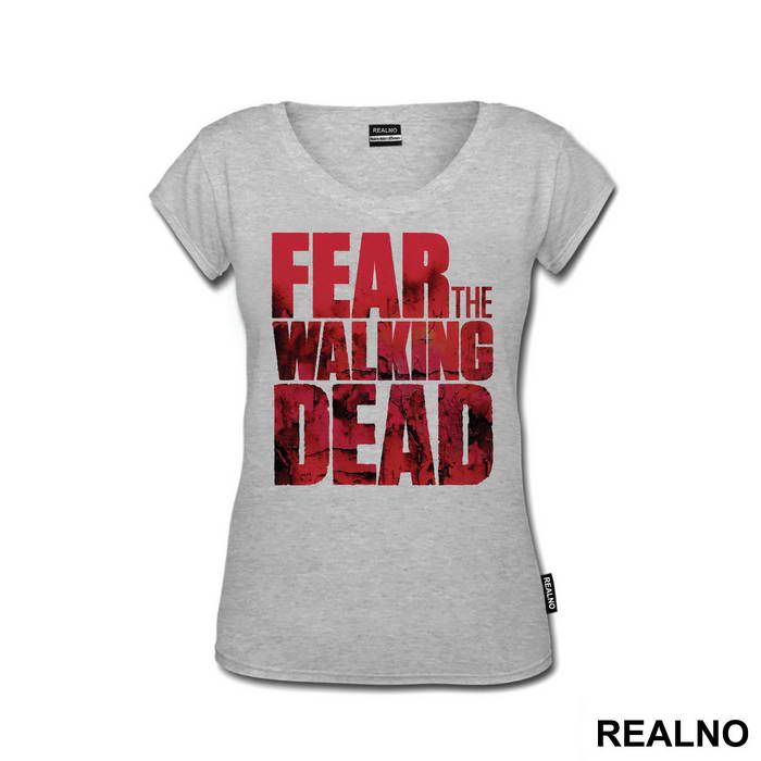 Fear Red Text - The Walking Dead