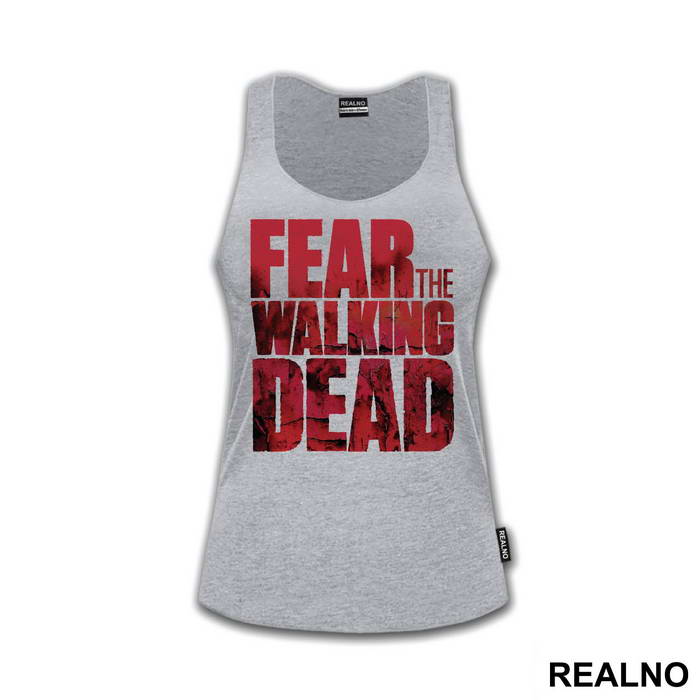 Fear Red Text - The Walking Dead