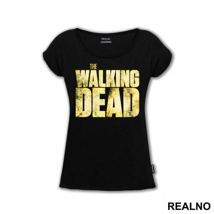 Yellow Text Logo - The Walking Dead