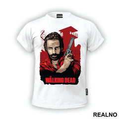 Rick With A Pistol - The Walking Dead