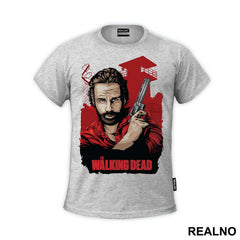Rick With A Pistol - The Walking Dead