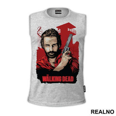 Rick With A Pistol - The Walking Dead