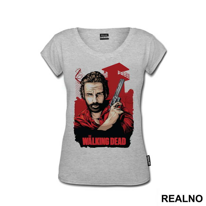 Rick With A Pistol - The Walking Dead