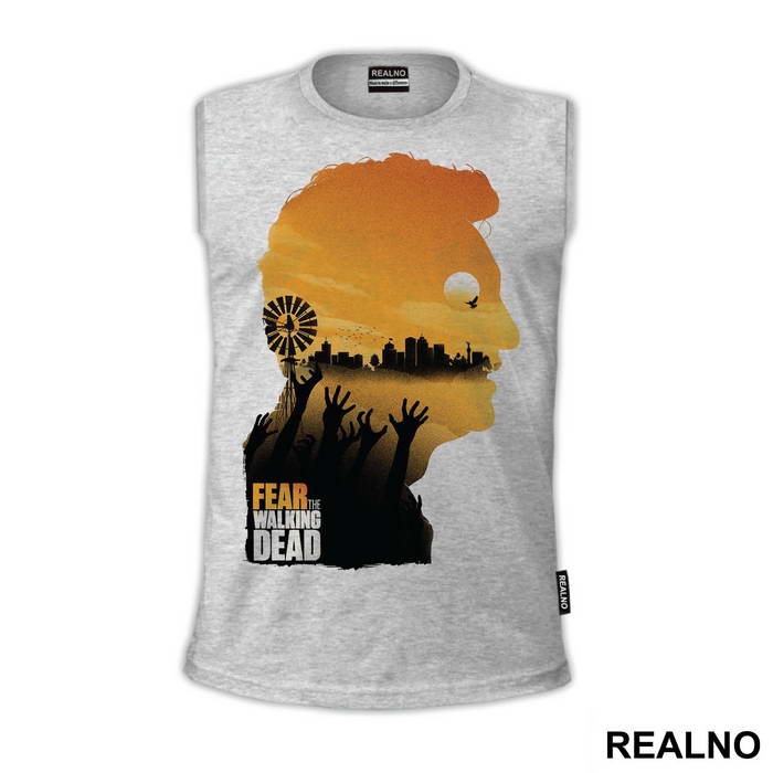 Sunset Double Exposure - The Walking Dead