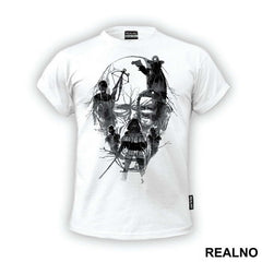 Zombie Head Outline - The Walking Dead