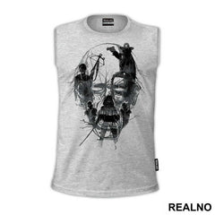 Zombie Head Outline - The Walking Dead
