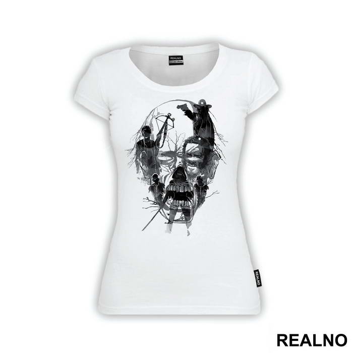 Zombie Head Outline - The Walking Dead