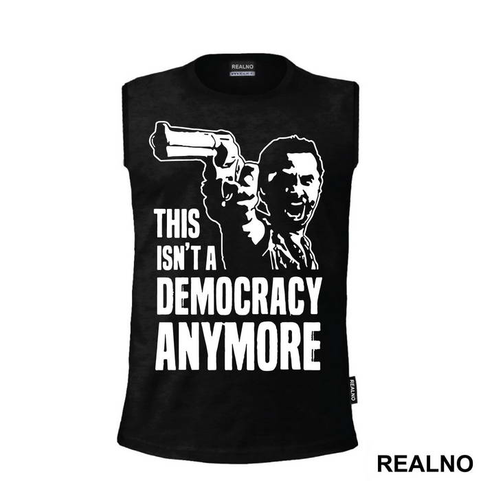 This Isn't A Democracy Anymore Rick With A Gun - The Walking Dead