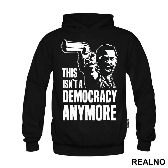This Isn't A Democracy Anymore Rick With A Gun - The Walking Dead