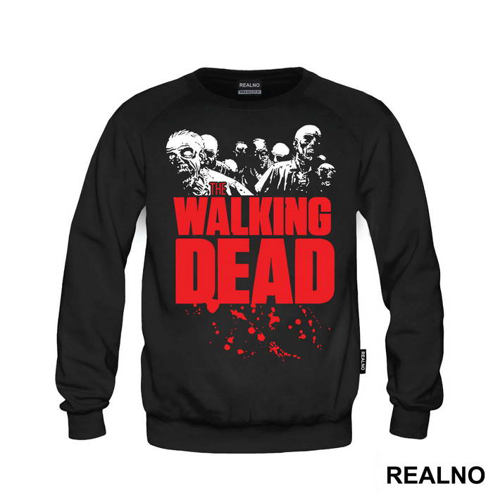 Zombies And Red Logo - The Walking Dead