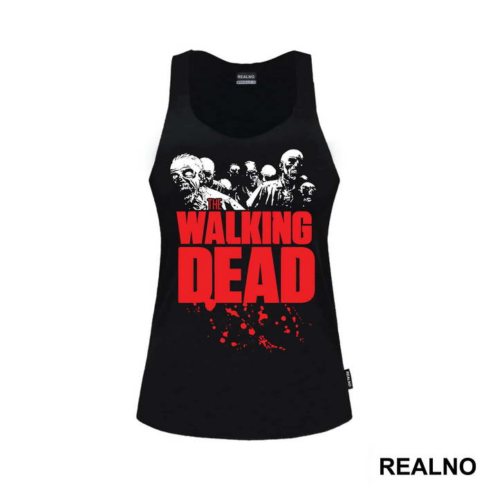 Zombies And Red Logo - The Walking Dead