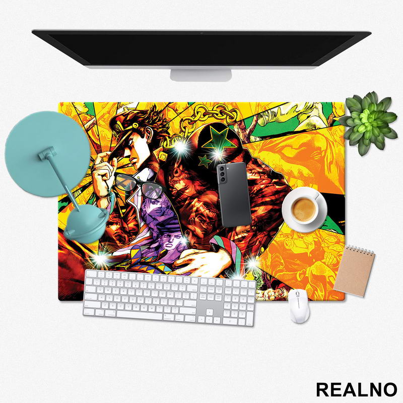 Jotaro Kujoi - Colors - Jojo's Bizarre Adventure - Podmetač za sto