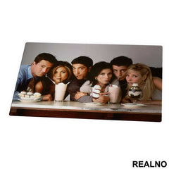 Drinking Coffee And Logo - Friends - Prijatelji - Podmetač za sto