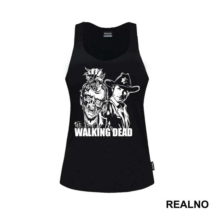 Rick Holding Zombie Head - The Walking Dead