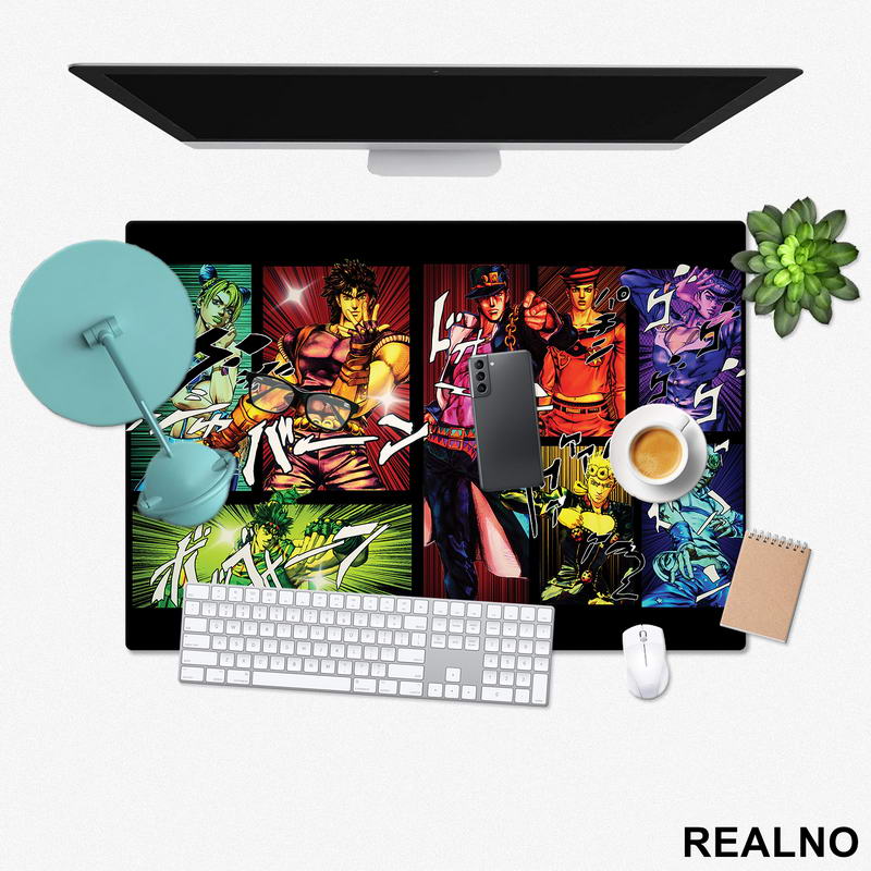 Characters - Colors - Jojo's Bizarre Adventure - Podmetač za sto