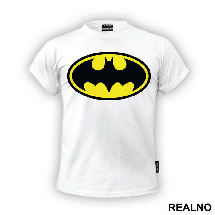 Logo - Black And Yellow - 1966 - Batman - Majica