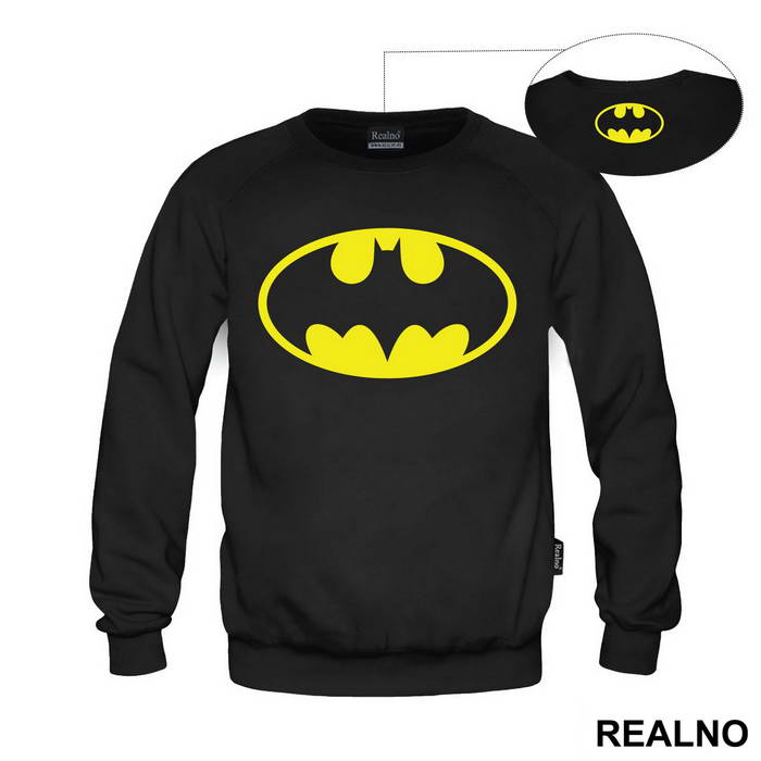 Logo - Black And Yellow - 1966 - Batman - Majica