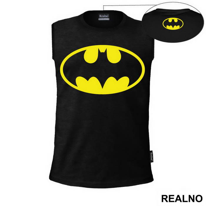 Logo - Black And Yellow - 1966 - Batman - Majica