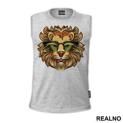 Lion With Sunglasses Illustration - Životinje