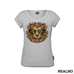 Lion With Sunglasses Illustration - Životinje