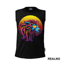 Lion With Sunglasses At Sunset - Životinje