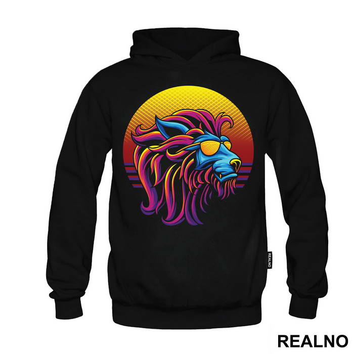 Lion With Sunglasses At Sunset - Životinje
