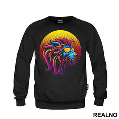 Lion With Sunglasses At Sunset - Životinje