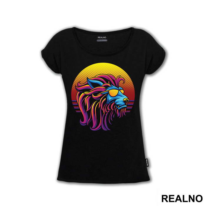 Lion With Sunglasses At Sunset - Životinje